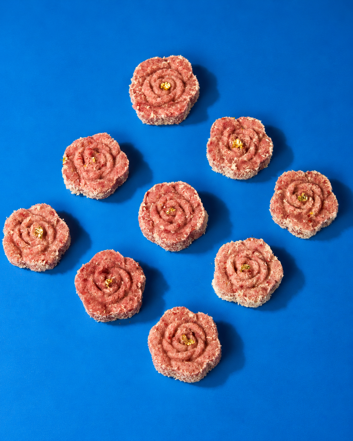Coconut Raspberry Barfi
